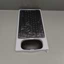 Rechargeable Bluetooth Keyboard and Mouse Combo, Universal Ultra-Slim Wireless Keyboard Mouse Set for Android Windows iPad iPhone Samsung Tablet Portable Compact Keyboard Set (Black)