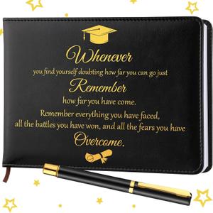 Geyoga 2025 Graduation Guest Book with Pen Graduation Guest Book Class of 2025 Graduation Guest Sign in Book Memory Scrapbook for Senior Night College Party Gifts, 6 x 8 Inch(Whenever)