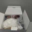 Mannequin Head with 80% Human Hair - Straight, 26"-28" Doll Head for Cosmetology & Hairdresser (Light Brown)