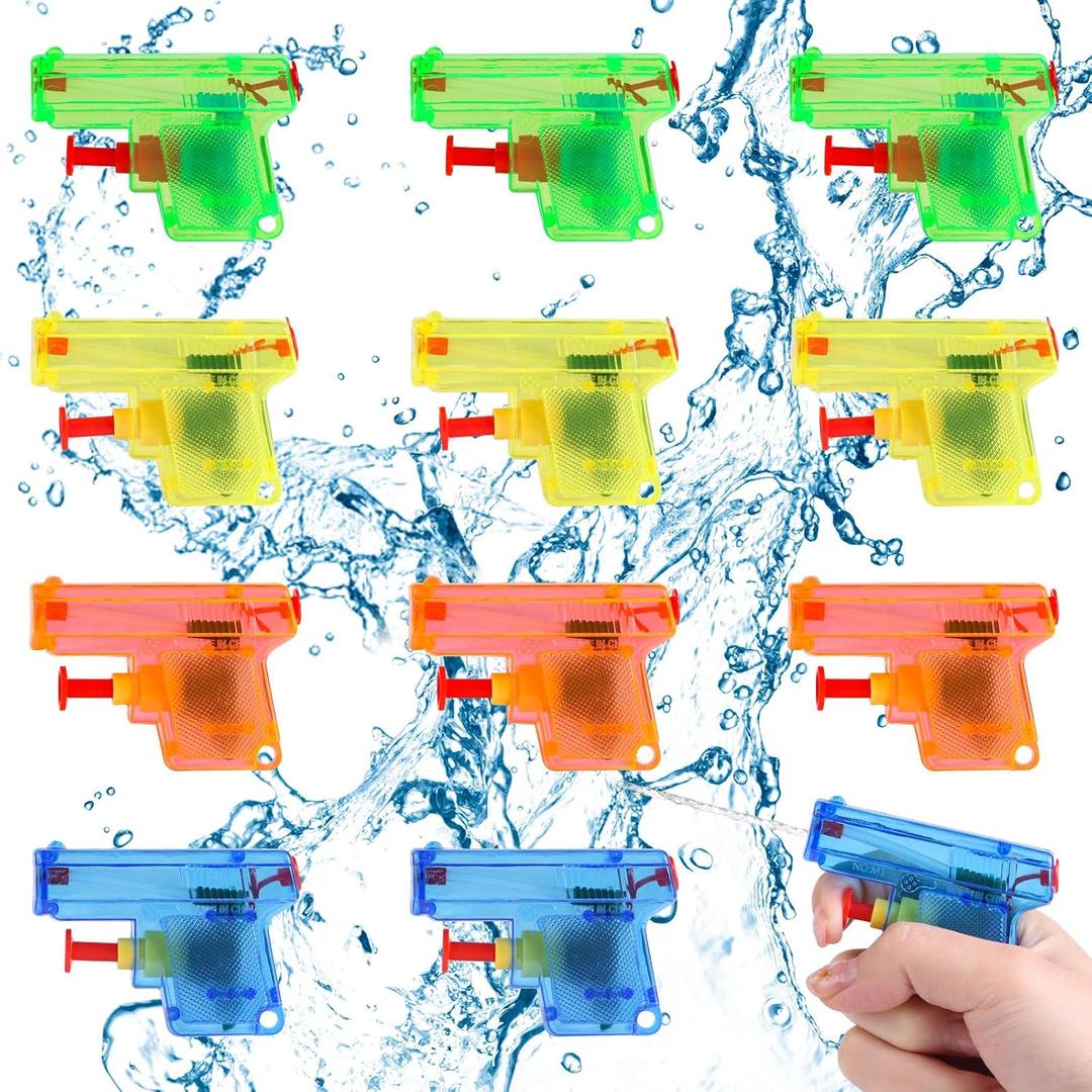 FOIMAS 24 Pack Mini Water Gun,Colorful Small Squirt Water Gun Soaker for Kids Summer Beach Pool Water Battles Activities Party Outdoor