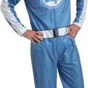 Bioworld Power Ranger Adult Long Sleeve Hooded Cosplay Onesie Costume Union Suit M