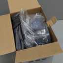 Electric Lunch Box Food Heater, 3 in 1 Ultra Quick Heated Lunch Boxes for Adults, 12V/24V/110V Portable Food Warmer for Car/Truck/Office With Fork Spoon and Insulated Carry Bag (Blue Gray)