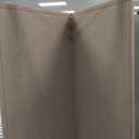 Bulletin Board, 24 x 18 inches Decorative Felt Pin Board, Cork Board Alternative for Wall, Foldable Photo Board with 20 Pushpins - Beige Brown