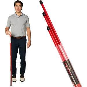 Shaun WEBB PGA Golf Alignment Sticks (Pack of 3) - Swing with Confidence and Accurately. Instant Feedback - Improve Your Swing - Align Your Body, Balls & Club