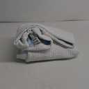 Subrtex 2 Inch Mattress Topper Cover (Only Cover) Mattress Topper Protector Bedding Rayon Made from Bamboo Removable Mattress Encasement with Zippers, Queen (White)