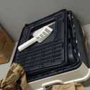 Stainless Steel Cat Litter Box - Enclosed XL Metal Kitty Litter Box with Lid for Big Cats, High Sided, Anti-Leakage, Easy Cleaning, Non-Sticky, Included Litter Mat, Cat Bowl & Spoon (Grey)