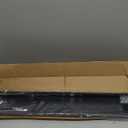 Black Adjustable Fireplace Hood for 28 to 48" Fireplace Hood Heat Shield Equipped with Insulation Cotto