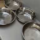 Gold Chafing Dishes for Buffet, 5QT Round Chafing Dish Buffet Set w/Lid, Thickened Stainless Steel Chafers and Buffet Warmers Sets for Weddings, Events, Banquet (4-PACK)