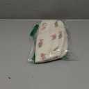 uekeboag Quilted Cotton Makeup Bag,Coquette Quilted Toiletry Bag for Women and Girls,Floral Coquette Pouch,Cute Kawaii Travel Cosmetic Bags(White Bear)