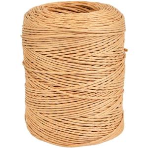 TIMESETL 656 Feet Floral Bind Wire Rustic Vine Wrapping Wire, Paper Covered Waterproof Craft Wrap Twine for Flower Bouquets Stem Wrap Florist (Khaki)