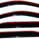 Auto Ventshade [AVS] in-Channel Rain Guards for 2019-2026 Chevrolet/GMC Silverado/Sierra 1500, 2020-2026 Silverado/Sierra 2500/3500, Crew CAB ONLY | Window Vent Visors, 4 pcs. - Smoke | 194805