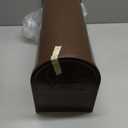 Bronze Metal Mailbox Post Mount, RAINHOL Medium Compacity Mail Box, Galvanized Steel Standard Mailboxes for Outside, 20 x 8.7 x 6.7 inches
