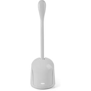 OXO Good Grips Compact Toilet Brush & Canister - Gray