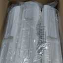 Dock Fenders Bumpers,Boat Dock Bumpers for Edge or Side,Marine Fender Guard Vertical Protection,Soft Durable Construction,Includes Mounting Hardware,3 PackWhite