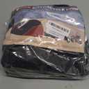 Rosefray Motorcycle Cover,Waterproof Outdoor Cover for Motorcycle,All Season Protection with Night Reflective Lock Holes Storage Bag, Fits Up to 104" Motorcycle Universal Vehicle Blkorg (XXXL-104"Lx 41" Wx 50"H, Blackred)