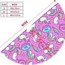 Christmas Cat Tree Skirt Holiday Party Traditional Xmas Tree Mat Ornaments Tree Skirt for Christmas Decoration 36 Inch