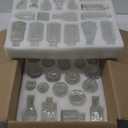 40 Pcs Glass Bud Vase Set,Small Flower Vase for Tables Centerpieces Decor, Mini Vintage Clear Vase for Home,Wedding,Party Decorations, Clear