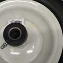 Marathon 01410P 5" hub, 3/4" Bushings 11x4.00 Flat Free Lawnmower Tire on Wheel