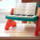 B. toys Wooden Toy Piano for Toddlers, Kids Color Coded Keys with Songbook Musical Instrument for Early Learning & Creativity 3+ Years Mini Maestro
