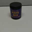 Smells Like A Rams Win Scented Candle Football Themed Merch Fan Shop Men Women Sport Stuff Gear Decor Team Accessories Husband Father Day Dad Guy Happy Birthday Valentine's Funny Cool Funny Gift Ideal