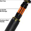 Klein Tools 32315HD 15-in-1 Multi-Bit Ratcheting Screwdriver, Impact-Rated, 7 Double-Ended ProFlex Torsion Zone Tips, 1/4-Inch Nut Driver, 8-Piece
