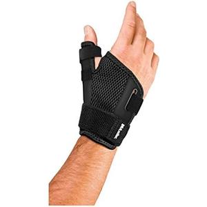 MUELLER Sports Medicine Reversible Adjust-to-Fit Thumb Stabilizer, Thumb Splint for Arthritis Pain and Support, For Men and Women, One Size Fits Most