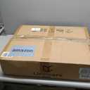 22.5-Inch Lawn Aerator with Weight Bag, Heavy Duty Push Spike Aerator with 4 Wheels, Aerator Lawn Tool with 42.2" Steel Handle, Manual Aerator Lawn Tool with Foam Armrests, for Lawn, Garden and Yard