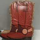 Lewtemi 15.7 '' Cowboy Hat Piñata Western Birthday Party Decors, Brown Boot