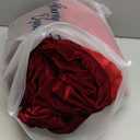 Tree Skirt & Stocking Set (60-Inch Ruffled Velvet Christmas Tree Skirt and Set of 3 Embroidered Velvet Stockings)