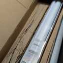 Persilux Zebra Blinds for Windows Cordless Roller Shades for Windows, Privacy Roller Blinds (42" W x 72" H, White) Blinds for Sliding Door, Light Control for Day and Night Shades for Home and Office