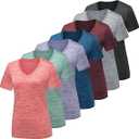 BALENNZ Workout Shirts for Women, Moisture Wicking Quick Dry Active Athletic Women's Gym Performance T Shirts, 3X