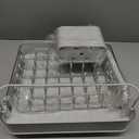 Joseph Joseph Extend Steel Expandable Dish Drying Rack with Removable Cutlery Holder Swivel Draining Spout, Stainless Steel