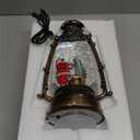 NIBHZ Christmas Lantern Spinning Glitter Water Snow Globe Lanterns Santa Scene Water Globe