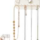 Jewelry Organizer Wall Mount, Jewelry Hooks Necklace Holder, Acrylic Necklace Holder (1)