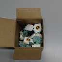 20 Pieces Cute Succulent Plants Decorative Push Pins Colorful Floret Thumbtacks for Photo Wall, Feature Wall, Whiteboard, Cork Board, Map, Bulletin Board, Office or Home (Three Assorted Styles)