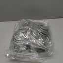 300 Pcs 58mm/2.28 inch Button Maker Supplies, 58mm Button Supplies Parts, (Approx. 2.25 inch) Round Badge Blank Button Pins, Includes Metal Pin Back Cover, Metal Cover, Clear Film