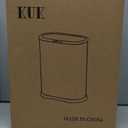 KUK Stainless Steel Bathroom Trash Can Automatic Touchless with Removable Inner Bucket, Waterproof, 1.6 Gallon Smart Trash Can with Lid for Bathroom Bedroom, Office - Gray