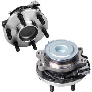 KUSATEC 515064 2WD/RWD Front Wheel Bearing and Hub Assembly Fit for Nissan Frontier 2005-2018, Pathfinder 2005-2012, Xterra 2005-2015, Suzuki Equator 2009-2012, 6 Lug Bolts w/ABS, 2PCS