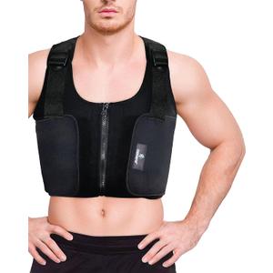 Isavera Male Chest 'Fat Freezing' Vest | Chest Shaper for Men | Comfortable & Breathable Compression Vest | Pecs Shaper Support 