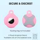 Airtags Holder Airtags Necklace Kid Adult, Airtags Kids Hidden | Adjustable Air Tag Necklace Kids, Adults | Waterproof Airtags Case (Blossom)