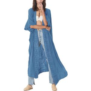 Bsubseach Embroidery Bathing Suit Cover Ups for Women Half Sleeve Beach Kimono Swimsuit Coverup, one size