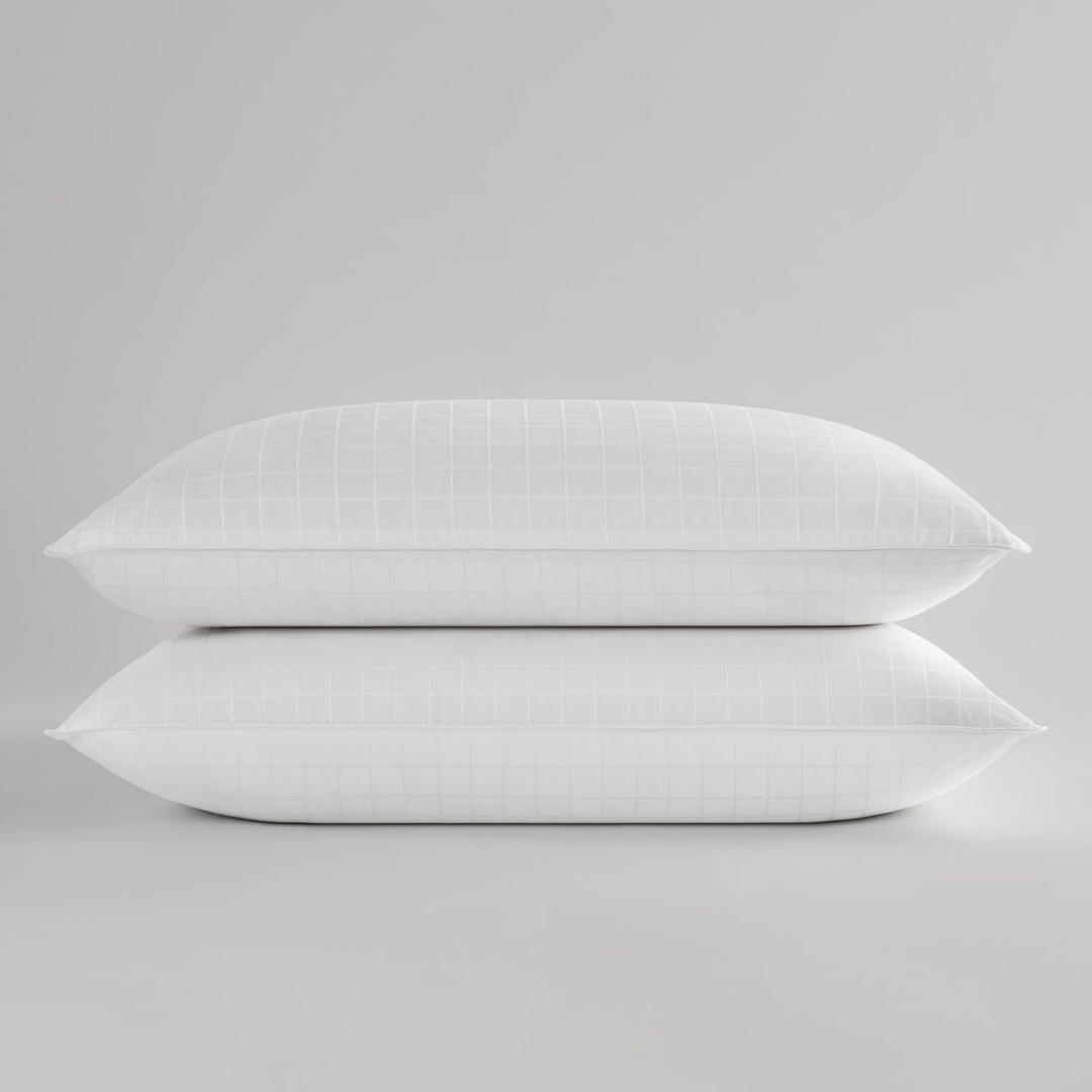 Sobel Westex King Size 2 Pack - Hotel Sobella Bed Pillows for Sleeping | Side Sleeper Pillow | Hotel Quality, 300 TC,100% Cotton Case | Hypoallergenic, Soft, Machine Washable