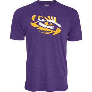 Blue 84 NCAA Mens NCAA Officially Licensed Tri-Blend T-Shirt Vintage Icon Team Color