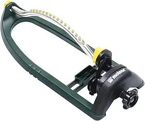 Melnor 20280 Oscillating Sprinkler with Watering Gauge, Waters up to 3.100 sq. ft.