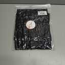 ANRABESS Women's Long Sleeve Mock Neck Sexy Bodycon Mini Dress Dressy Casual Elegant Formal Party Blazer Dresses with Pockets Black, Small