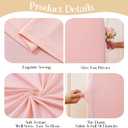 Pink Arch Backdrop Cover Set of 2 Dusty Pink Arch Cover 7.2 and 6ft Wedding Arch Cover Stretchy Backdrop Bridal Baby Shower Birthday Party Arches Stand Covers Spandex