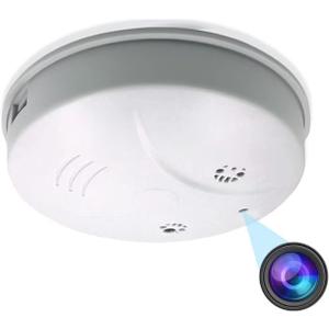 TANGMI Hidden Camera Smoke Detector Video Small Cam 1080P HD Wireless WiFi Camera with Night Vision & Motion Detection Indoor Security Camera