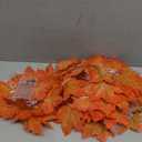 TURNMEON 6 Pack Thanksgiving Decorations Enlarged Maples Leafed Garland, 60Ft 120LED Fall Decor for Home Fall Lights, Battery Operated Waterproof Thanksgiving Decor Indoor Outdoor Christmas Halloween