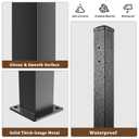 Akenow 2.8 in. x 2.8 in. x 39 in.Railing Post with Screws, Porch and Deck Railing Post,Fence Poles for Decks, Stair Railing Porches(Side Mount)