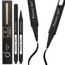Pinturale Arts 2 Black Fabric Marker For Clothes | Fabric Pens For Clothes Permanent, T Shirts, Shoes, Laundry